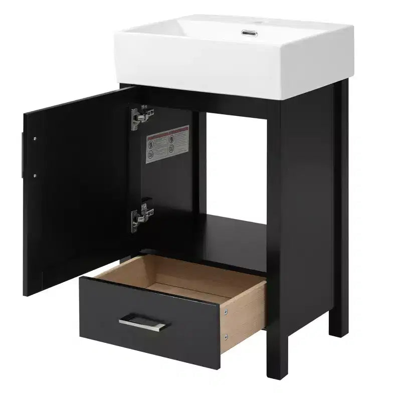 20.28 Bathroom Vanity with Sink, Bathroom Storage Cabinet with Drawer for Small Space