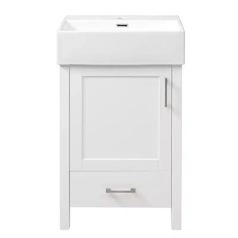20.28 Bathroom Vanity with Sink, Bathroom Storage Cabinet with Drawer for Small Space