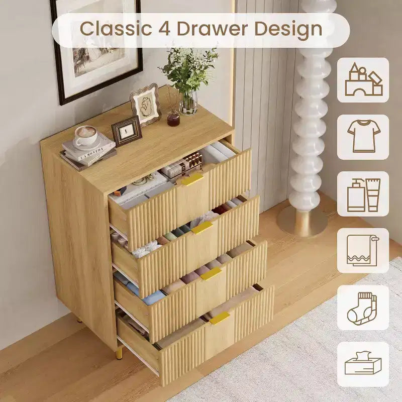 4/ 5/ 6 Drawers Dresser for Bedroom Living Room, Hallway