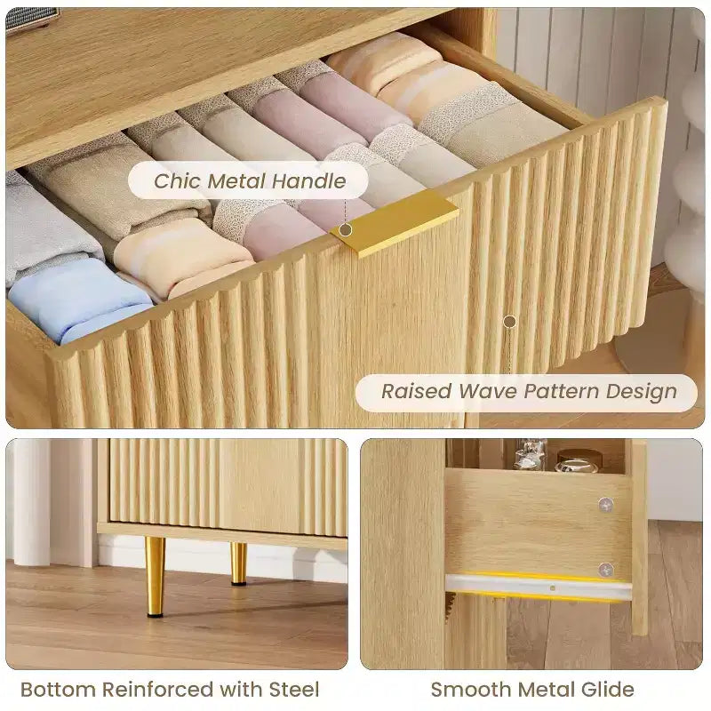 4/ 5/ 6 Drawers Dresser for Bedroom Living Room, Hallway