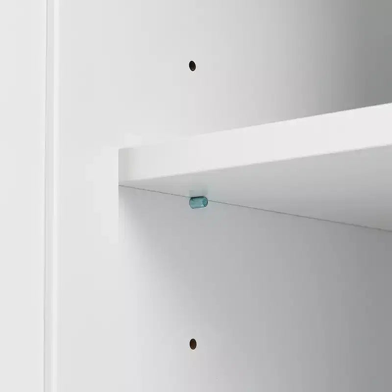 GDFStudio Poppy Modern Tall Wood Bathroom Storage Cabinet with 3 Drawers and Adjustable Shelved Cabinet