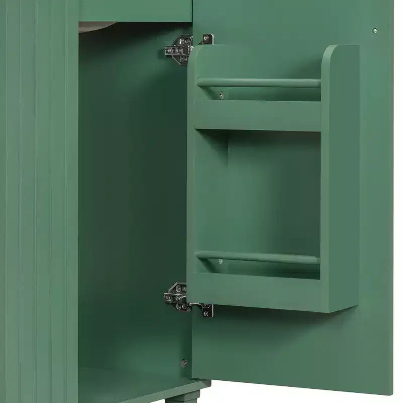 24 Small Bathroom Vanity Sink Combo, Bathroom storage Cabinet with Door Shelf, Single Sink Bathroom Vanity for Small Space
