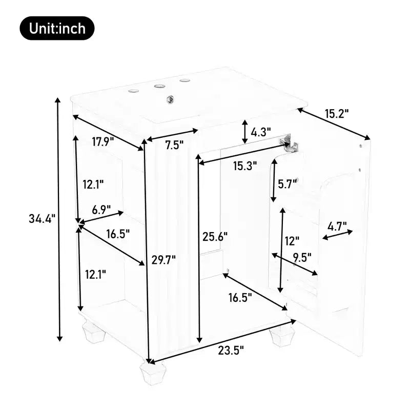 24 Small Bathroom Vanity Sink Combo, Bathroom storage Cabinet with Door Shelf, Single Sink Bathroom Vanity for Small Space