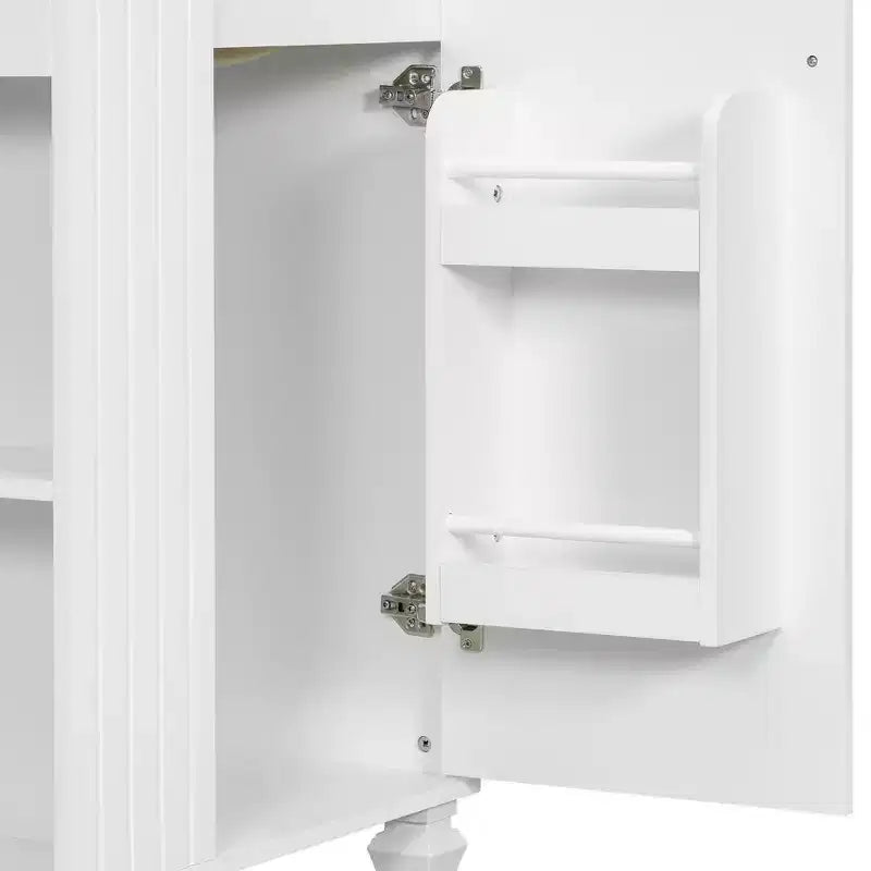 24 Small Bathroom Vanity Sink Combo, Bathroom storage Cabinet with Door Shelf, Single Sink Bathroom Vanity for Small Space
