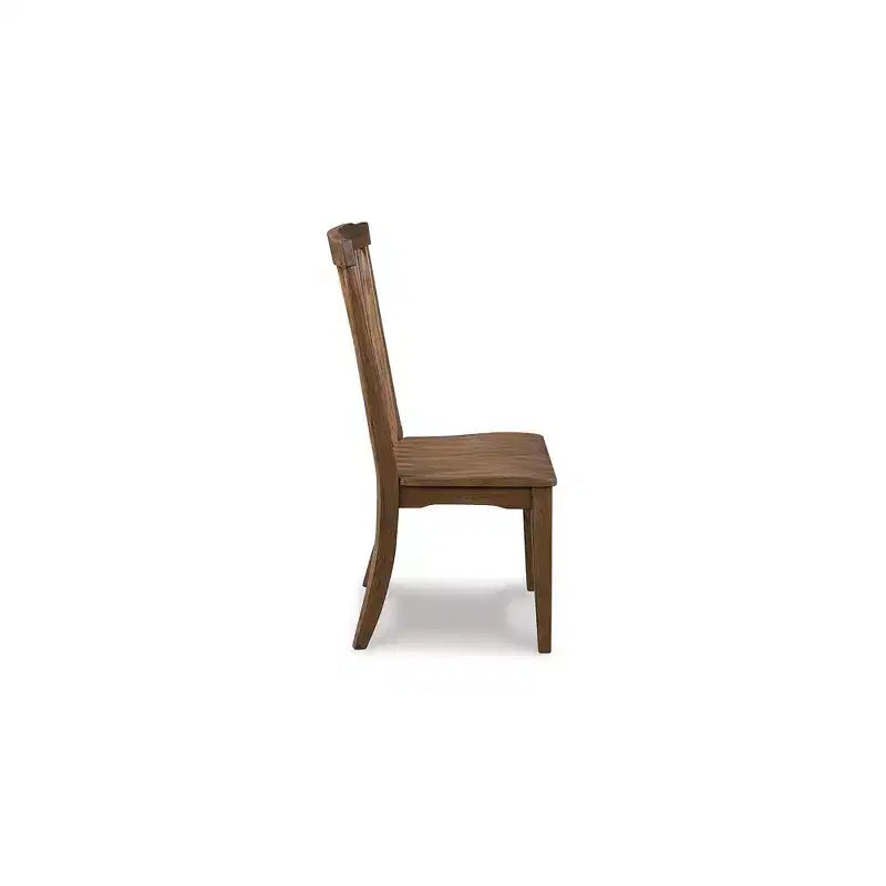Signature Design by Ashley Chadworth Dining Room Side Chairs, Set of 2, Brown Wood Spindle-Back Design