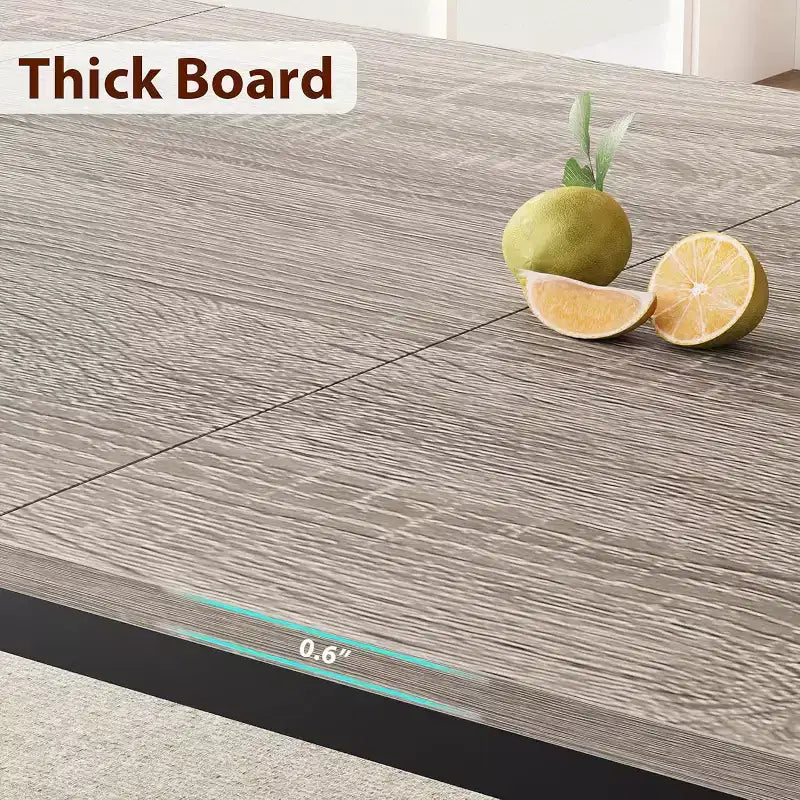 78.7 in Long Computer Desk,Large Industrial Office 2 Person Desk Workstation,Study Writing Wide Table,Modern Style Laptop Desk Tables for Home Office
