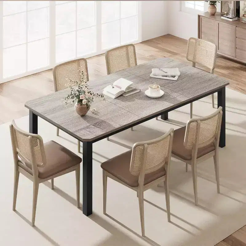 78.7 in Long Computer Desk,Large Industrial Office 2 Person Desk Workstation,Study Writing Wide Table,Modern Style Laptop Desk Tables for Home Office