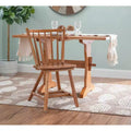 Linon Set of 2 Bazel Windsor Back Side Chairs Natural: Beechwood Frame, No Assembly Required