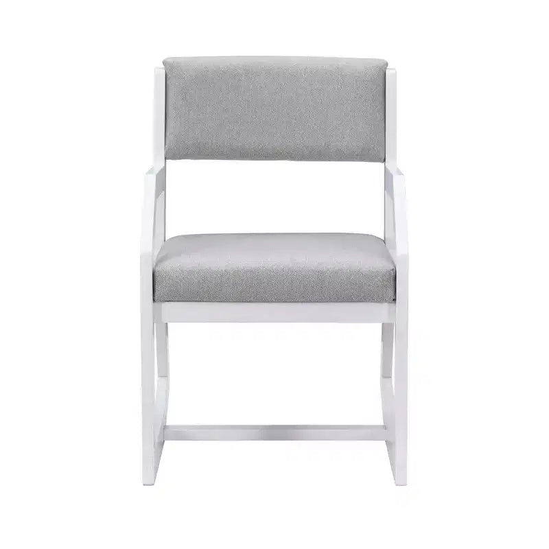 Robin Modern Upholstered Rocking Chair White - Linon: Beechwood Frame, Removable Cushions, Bedroom & Living Room Use