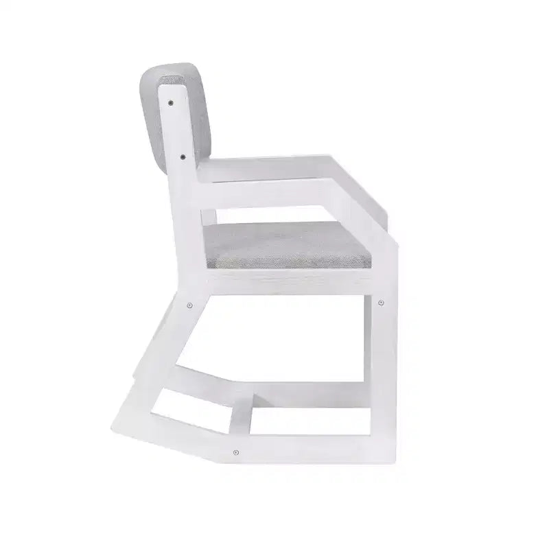 Robin Modern Upholstered Rocking Chair White - Linon: Beechwood Frame, Removable Cushions, Bedroom & Living Room Use