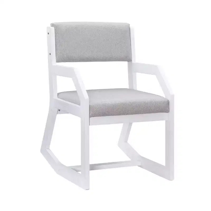 Robin Modern Upholstered Rocking Chair White - Linon: Beechwood Frame, Removable Cushions, Bedroom & Living Room Use