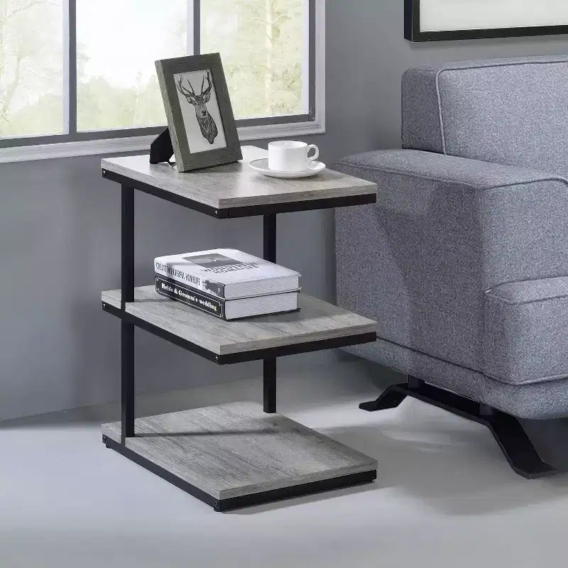 24/7 Shop At Home Comrie 3 Shelf Side Table