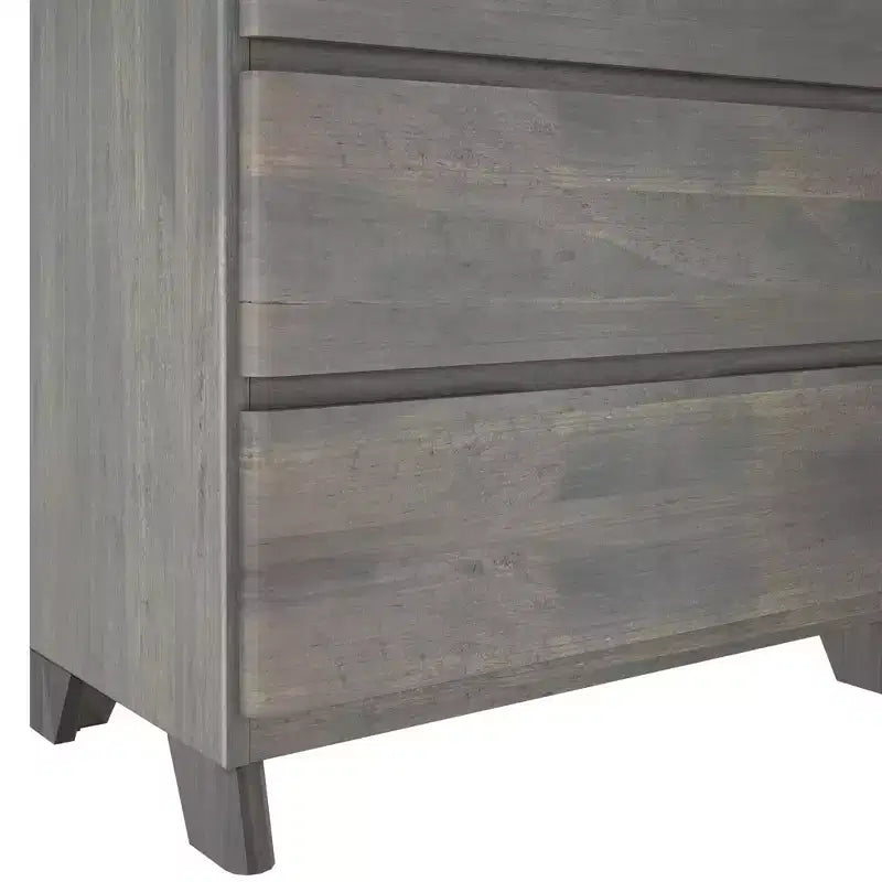 Max & Lily Dresser, 5 Storage Drawers Farmhouse Solid Wood Bedroom Dressers